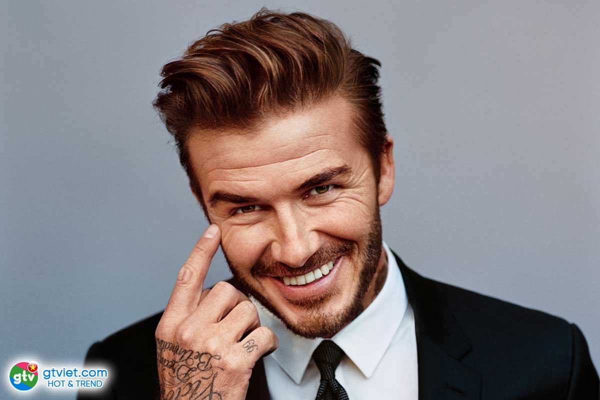 Tóc David Beckham Undercut uốn
